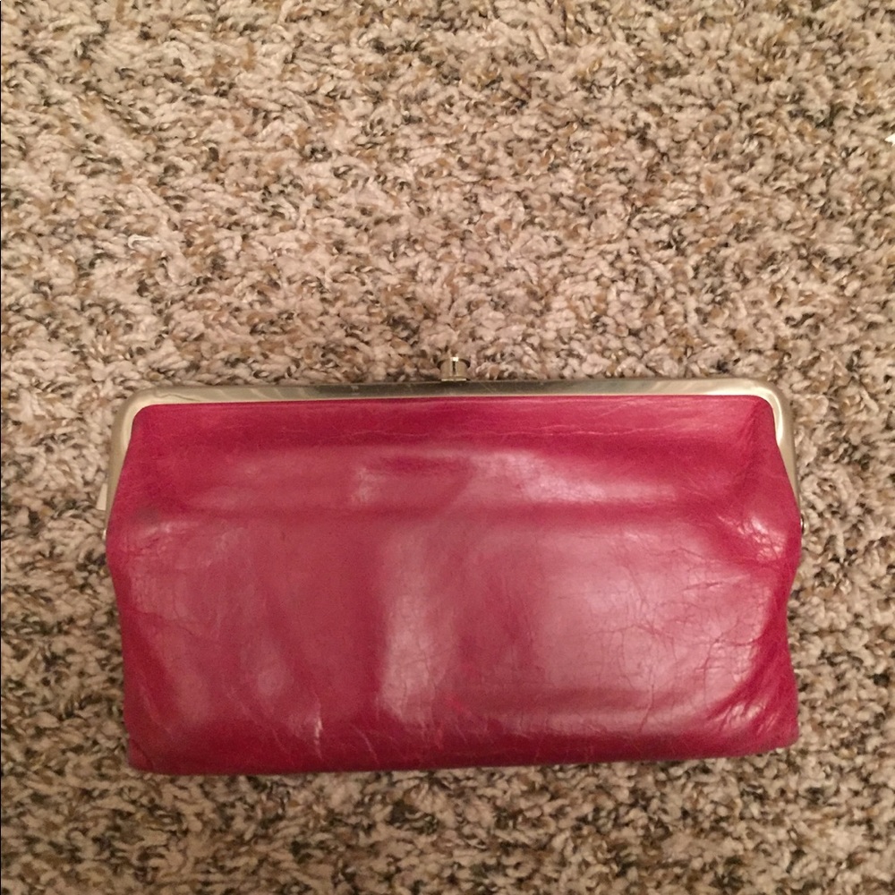 Pink hobo brand wallet